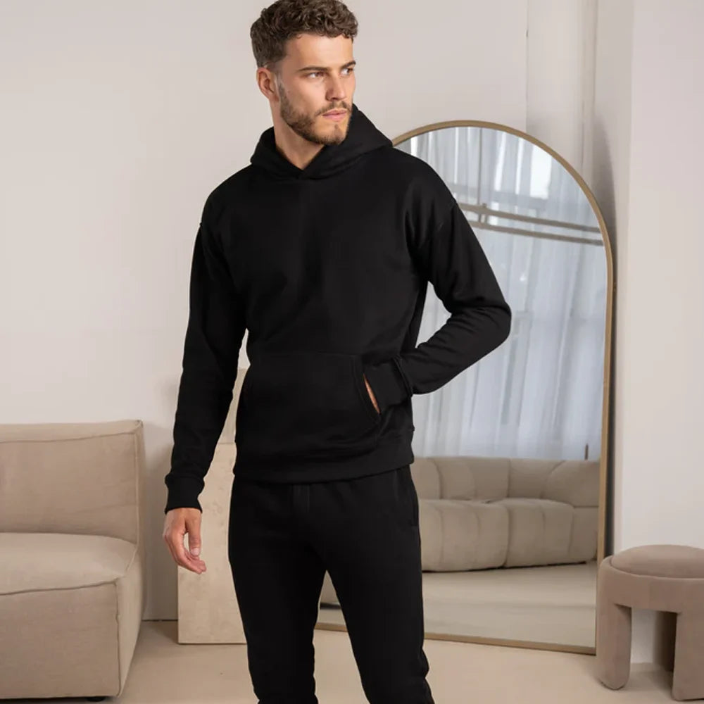 Mens 2024 Black Fleece Tracksuit