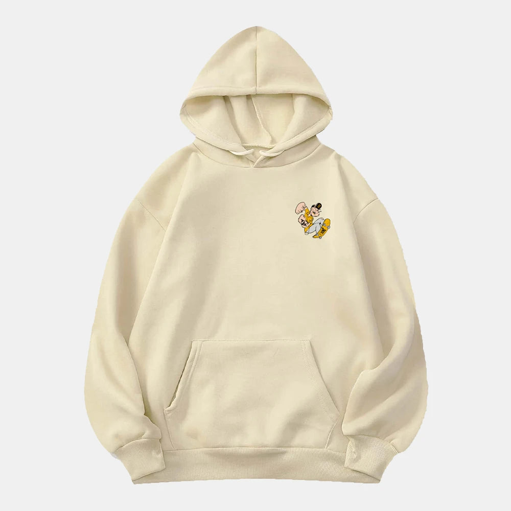 Popeye Beige Hoodie