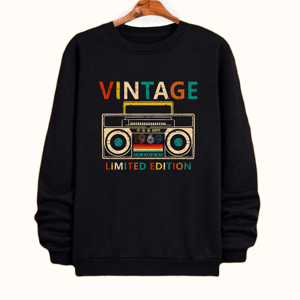 Vintage 1969 Limited Edition Black Sweatshirt