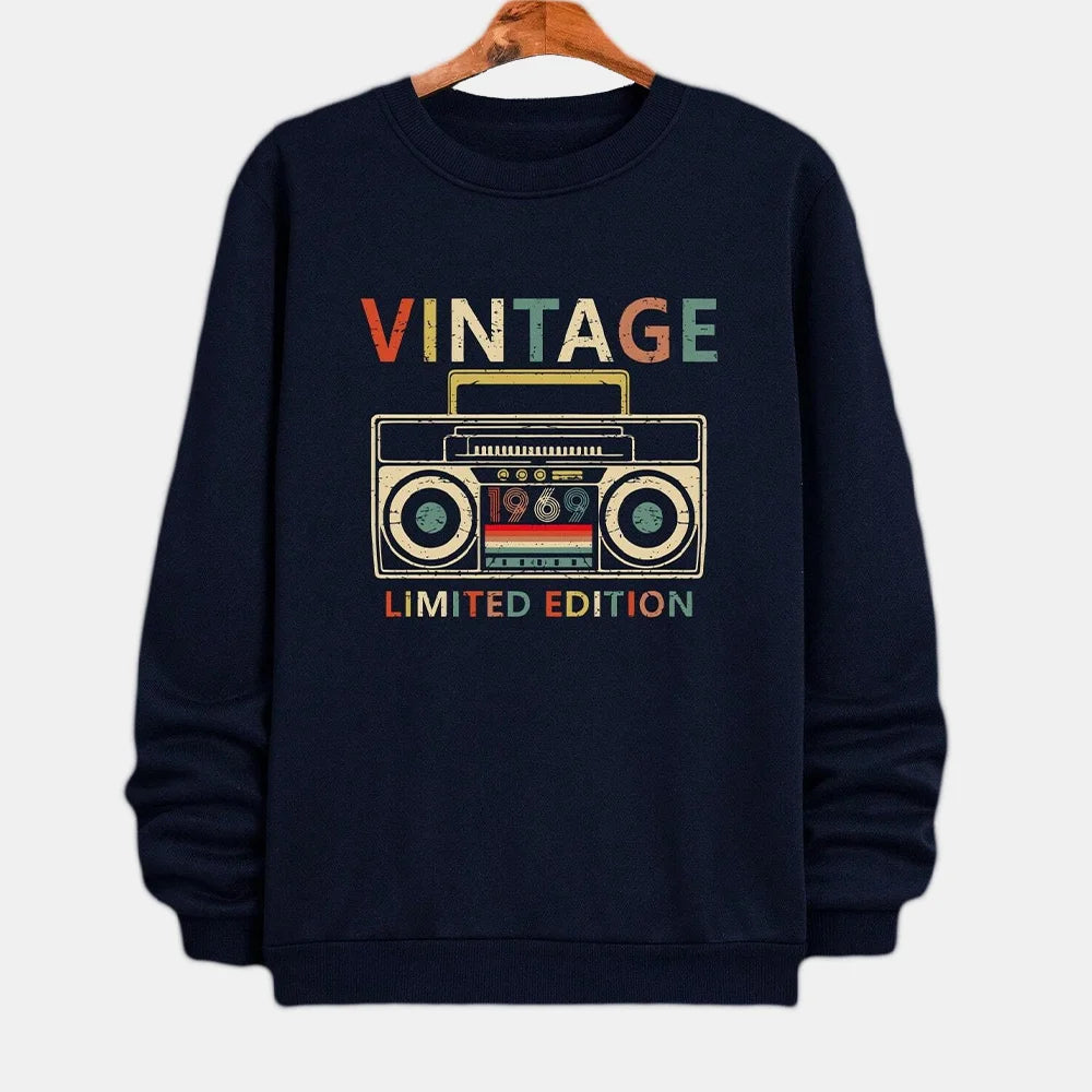 Vintage Limited Edition Navy Blue Sweatshirt